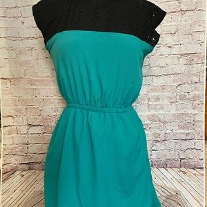 Teal Colored Medium Dress